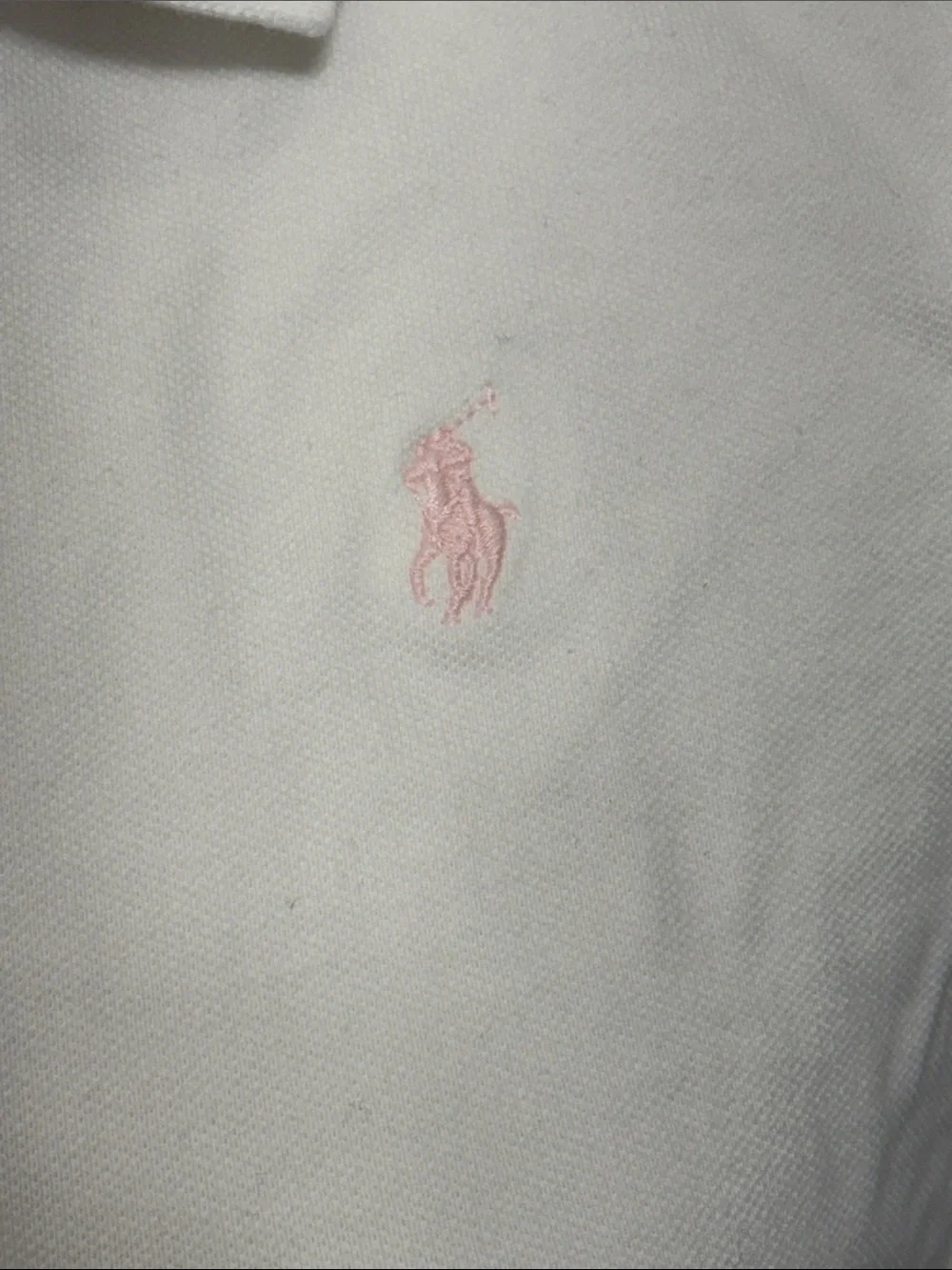 Polo Ralph Lauren White Polo Dress with Pink Pony